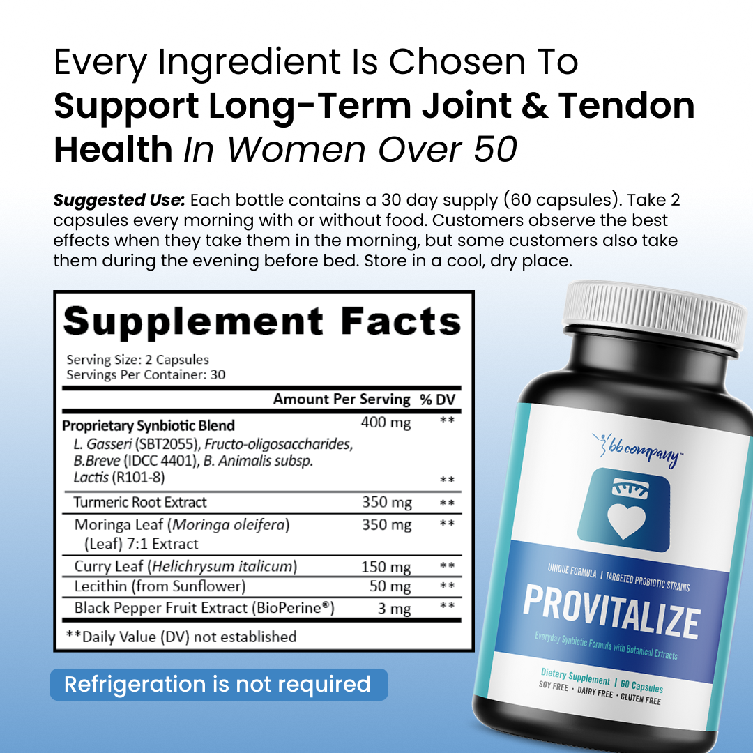 Provitalize | Best Natural Menopause Probiotic BB Company